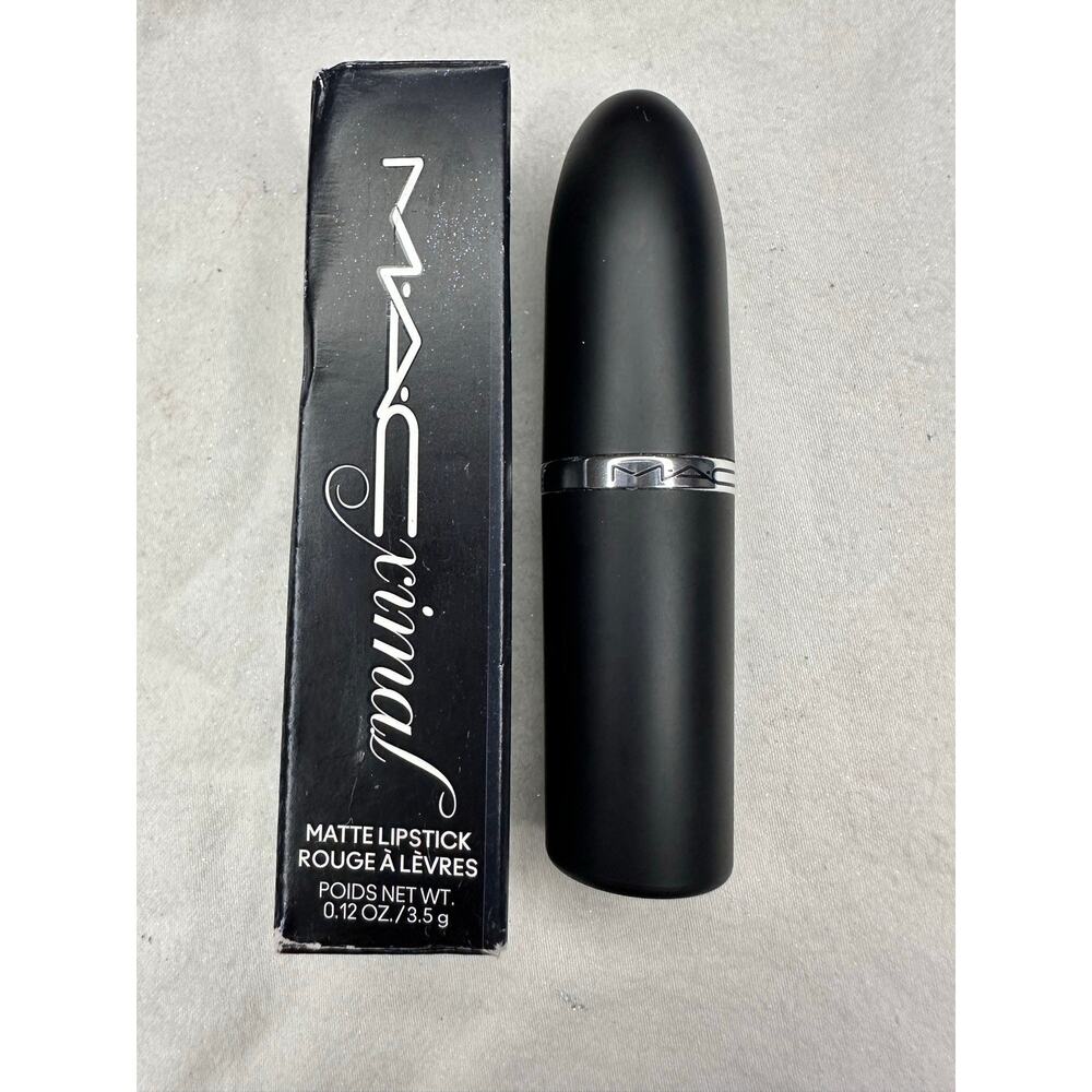 MAC Maximal Silky Matte Lipstick #678 Caviar 0.12oz NEW Full Size
